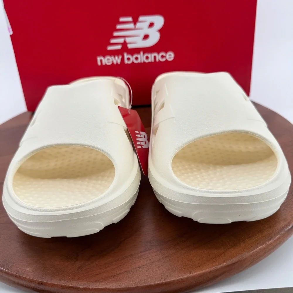 New Balance Fresh Foam RCVRY Slide Beige Athletic Recovery Sandal Men's 11 NIB